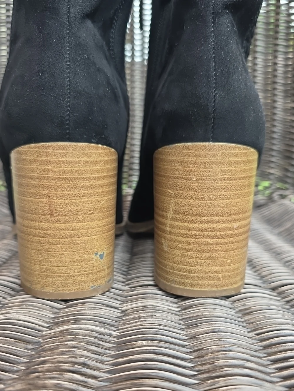 Torrid Ankle Booties Block Heel Side Zip Wide Width